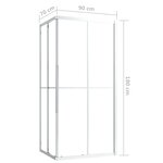 vidaXL Cabine de douche ESG 90x70x180 cm