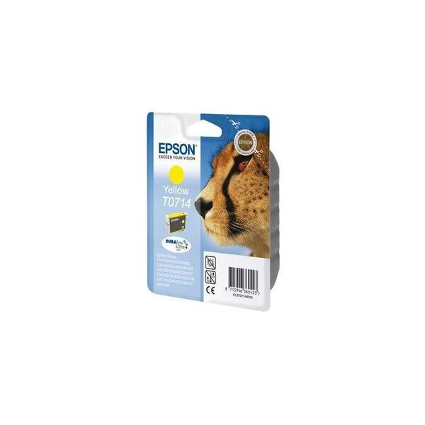 Encre d'originet0714 pour epson stylus d78/dx4000/dx4050 jaune epson
