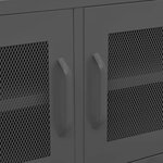 vidaXL Meuble TV Anthracite 105x35x50 cm Acier
