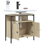 vidaXL Armoire lavabo de salle de bain chêne sonoma 60x30x60 cm