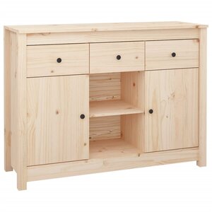 vidaXL Buffet 100x35x74 5 cm Bois massif de pin
