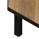 vidaXL Armoires latérales 2 Pièces 60x33x75 cm bois massif de manguier
