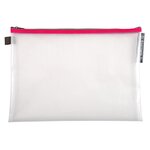 Pochette À Fermeture Éclair En Plastique Souple - Couleurs Assorties - X 10 - Exacompta