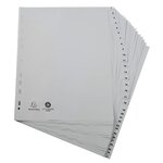 Intercalaires Imprimés Numériques Pp Recyclé Gris 31 Positions - A4 Maxi - Gris - X 5 - Exacompta
