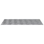 vidaXL Plaques en Aluminium à Motif de Damier 4 Pièces Antidérapantes 70x40 cm