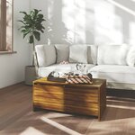 vidaXL Table basse Chêne marron 90x50x41 5 cm Bois d'ingénierie