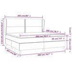 vidaXL Sommier à lattes de lit et matelas Vert foncé 200x200cm Velours