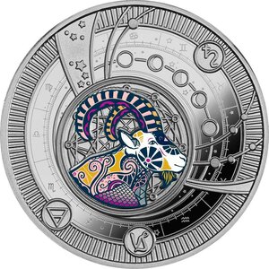 Pièce de monnaie en Argent 500 Francs g 10 Millésime 2025 Zodiac Signs 2025 CAPRICORN
