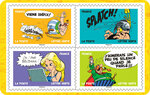 Carnet de 12 timbres - Astérix - Lettre verte