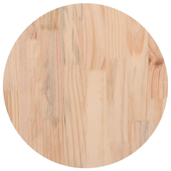 vidaXL Dessus de table rond Ø40x3 cm bois de pin massif