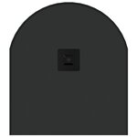 vidaXL Miroir mural Noir 80x35 cm Ovale