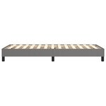 vidaXL Cadre de lit sans matelas gris foncé 90x200 cm tissu