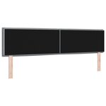 vidaXL Tête de lit Design Lignes Gris Clair 90 cm Tissu