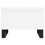 vidaXL Tables basses 2 Pièces blanc 50x46x35 cm bois d'ingénierie