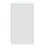vidaXL Buffet avec lumières LED blanc 181 5x37x67 cm