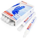 Marqueur Acrylique 5100 Blanc trafic Pointe Moyenne 2-3 mm x 10 EDDING
