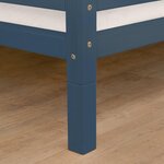 6 pieds de lit 20 cm FOOT bleu marine