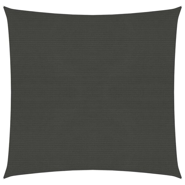 vidaXL Voile d'ombrage 160 g/m² Anthracite 7x7 m PEHD
