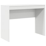 vidaXL Bureau de stockage blanc en bois