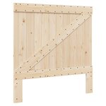 vidaXL Cadre de lit et tête de lit 100x200 cm bois de pin massif