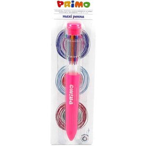 Stylo à bille géant avec 10 couleurs primo