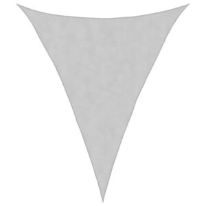 vidaXL Voile d'ombrage gris clair 4x5x5 m 100  polyester oxford