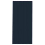 vidaXL Panneaux de toiture 12 Pièces Acier galvanisé Anthracite 100x45 cm