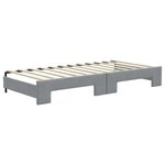 vidaXL Lit de jour avec gigogne et tiroirs sans matelas 90x200 cm