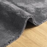 vidaXL Tapis HUARTE à poils courts doux lavable anthracite 160x230 cm