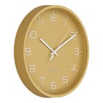 Horloge murale Rosolini ocre mouvement silencieux Ø 30 cm