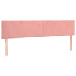 vidaXL Sommier à lattes de lit avec matelas rose 120x190 cm velours
