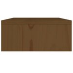 vidaXL Support de moniteur Marron miel 60x24x10 5cm Bois de pin solide