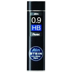 Etui de 36 mines 0 9 mm ain stein c279 dureté hb x 12 pentel