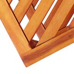 vidaXL Table d'appoint Bois d'acacia massif 45 x 33 x 45 cm