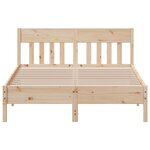 vidaXL Cadre de lit sans matelas 150x200 cm bois de pin massif