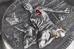 Pièce de monnaie en Argent 2000 Francs g 62.2 (2 oz) Millésime 2024 Robert Lewandowski TOP SCORER