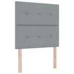 VidaXL Lumière de Tête LED Gris Clair 100 cm Tissu