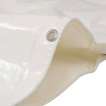 vidaXL Bâche 650 g / m² 2 x 3 m Blanc