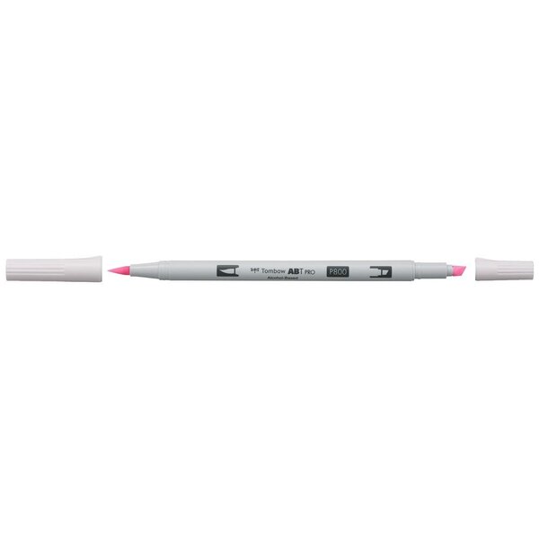 Marqueur base alcool double pointe abt pro 800 rose bébé tombow