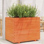 vidaXL Jardinière cire marron 90x60x72 cm bois de pin massif