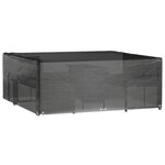 vidaXL Housse de salon de jardin 16 œillets 250x250x90 cm carré