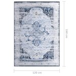 vidaXL Tapis imprimé Multicolore 120x160 cm Tissu