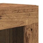 vidaXL Buffet en bois ancien 69.5x34x180 cm en bois reconstitué