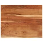 vidaXL Dessus de table 90x80x2 5 cm rectangulaire bois massif d'acacia