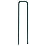 vidaXL Clous pour gazon artificiel 20 Pièces Forme de U Fer