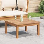 vidaXL Table de Jardin 60x60x30 cm Bois Massif Teck