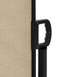 vidaXL Auvent latéral rétractable beige 160x300 cm