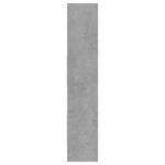 vidaXL Bibliothèque Gris béton 60x35x180 cm Bois d’ingénierie