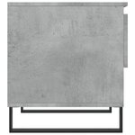 vidaXL Tables basses 2 Pièces gris béton 50x46x50 cm bois d'ingénierie
