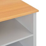 vidaXL Meuble TV Gris 95 x 39 x 58 cm